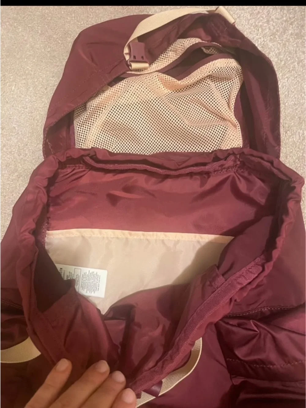 adidas Maroon Backpack - Picture 4 of 5